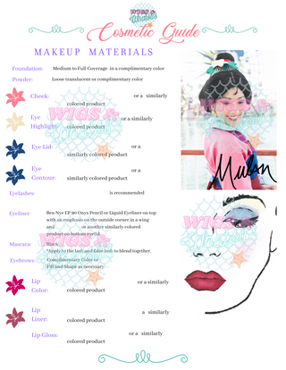 Princess Inspired Cosmetic Guides | Party Princess | Cosplay