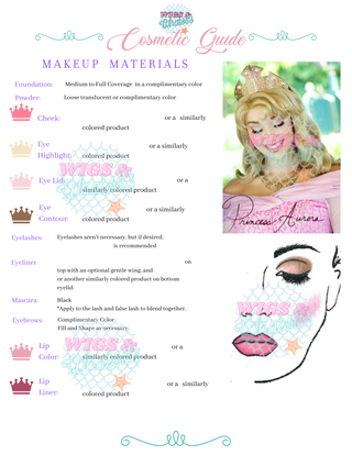 Princess Inspired Cosmetic Guides | Party Princess | Cosplay