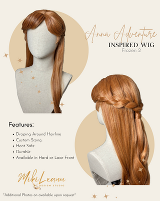 Anna Autumn Travel Inspired Wig |   Frozen 2