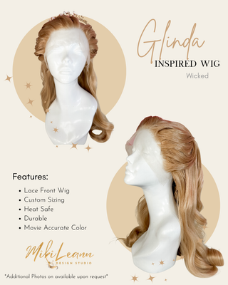 Glinda the Good Witch Inspired Wig Movie Version| Wicked