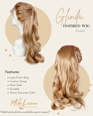 Glinda the Good Witch Inspired Wig Movie Version| Wicked