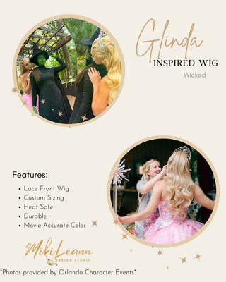 Glinda the Good Witch Inspired Wig Movie Version| Wicked