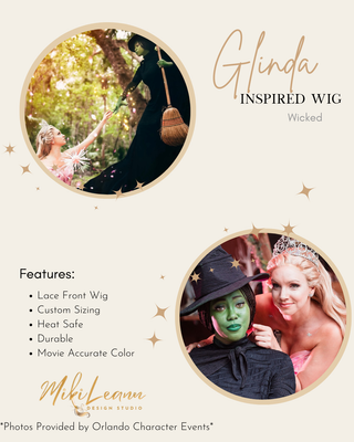 Glinda the Good Witch Inspired Wig Movie Version| Wicked