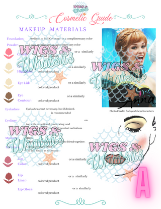 Frozen Inspired Cosmetic Guide | Party Princess | Cosplay | Digital Download | BUNDLE