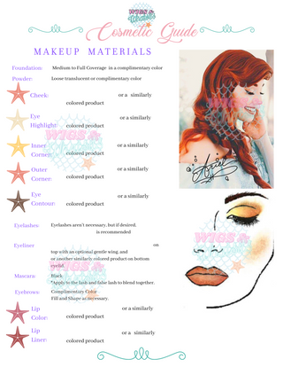 Princess Inspired Cosmetic Guides | Party Princess | Cosplay