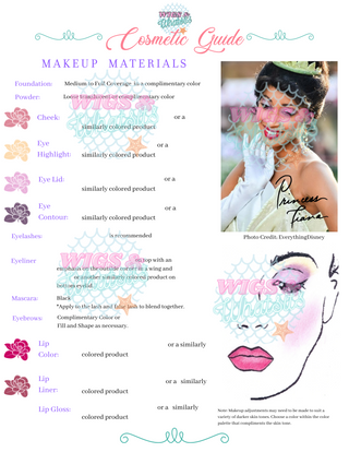 Princess Inspired Cosmetic Guides | Party Princess | Cosplay