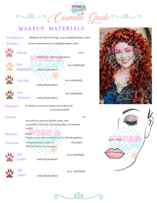 Princess Inspired Cosmetic Guides | Party Princess | Cosplay