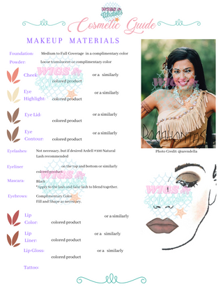 Princess Inspired Cosmetic Guides | Party Princess | Cosplay