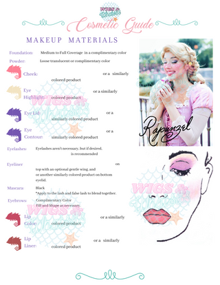 Princess Inspired Cosmetic Guides | Party Princess | Cosplay